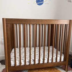 Babyletto Mini Crib Gelato With Mattress 