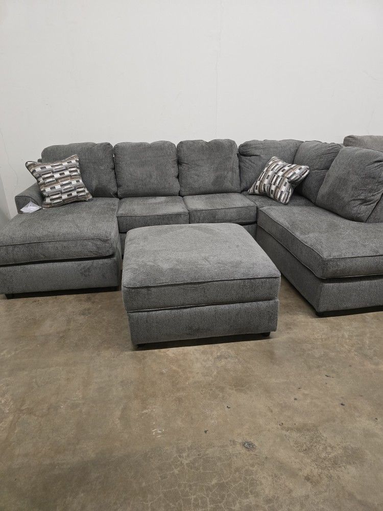 New Gray Sectional