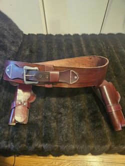 Custom Made Leather Gun Belt