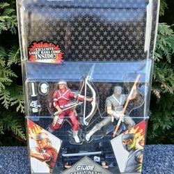 2008 GI Joe 25th Anniversary Comic Pack Snake Eyes / Hard Master Figure MOC New
