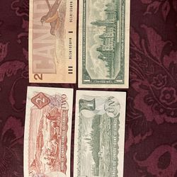 Billetes  Banknotes De Canadá 