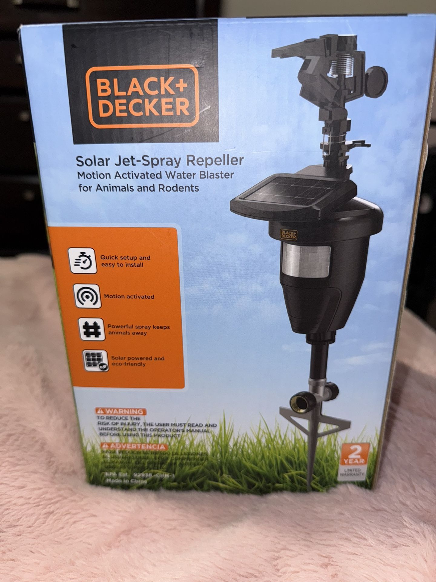 Black + Decker Solar Jet Spray Repeller