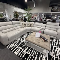 Power Recliner Sectional