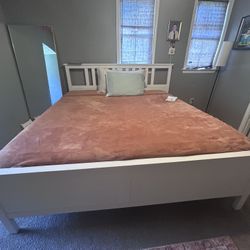 KING BED - IKEA FRAME