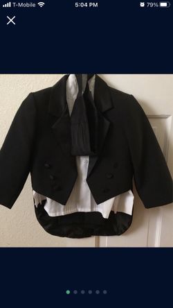 Tuxedo Black Clothing-suit Size 4T