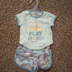 Girls 12 Month Reebok Outfit