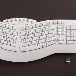 Periboard-612 Wireless Ergonomic USB Split Keyboard