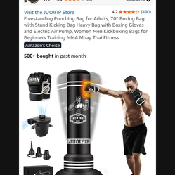Punching bag        30 dollars
