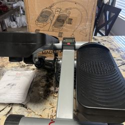 Sunny Health & Fitness Mini Steppers for Exercise at Home, Stair Step Workout Machine with Resistance Bands, Full Body Cardio Equipment,  Open box 