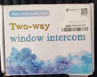 Two-Way Window Intercom System