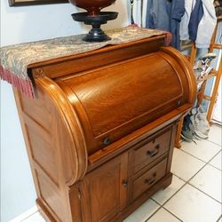 Riverside Oak Secretaries Desk 