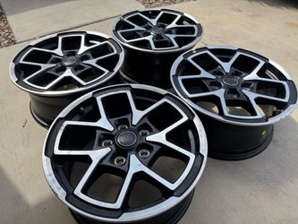 4 Jeep Wrangler rubicon gladiator rims 17” like new