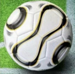 Adidas Soccer Ball White Black Gold