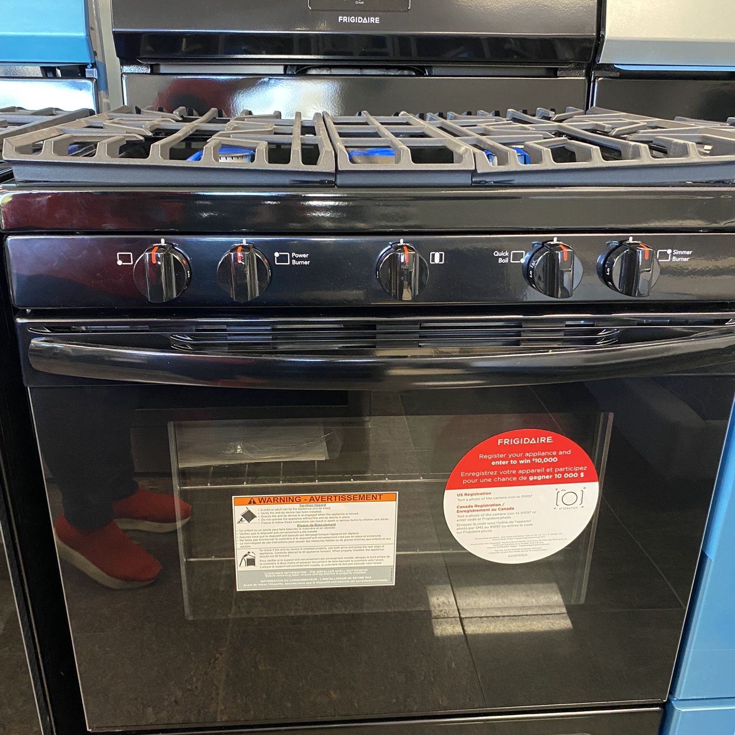 Black Gas Stove/new