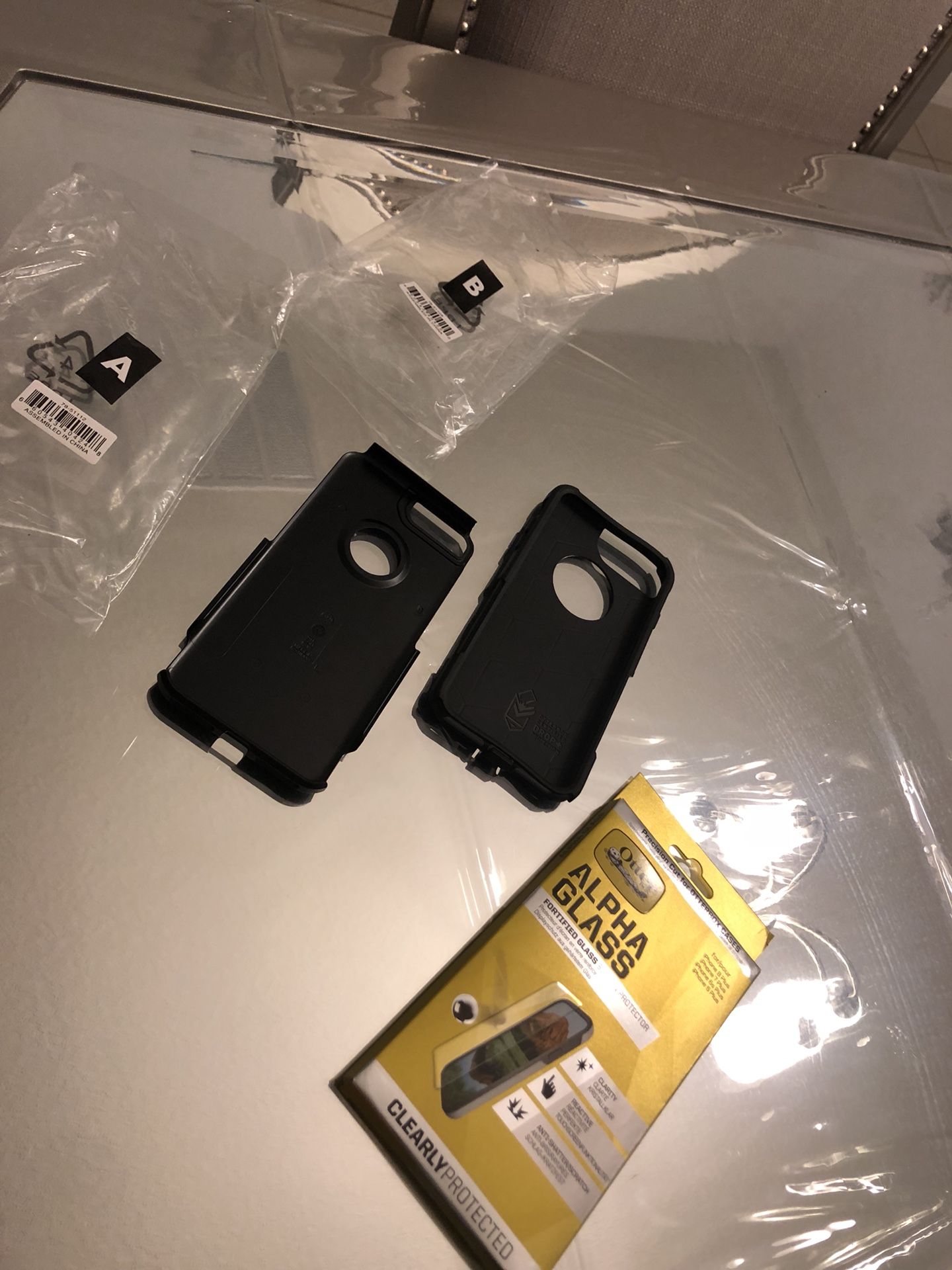 OtterBox and Glass screen protector