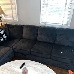 Grey Couch Valor Fabric 