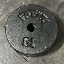 Dumbbell York Brand Plate