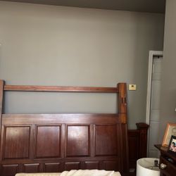 Wooden King Size Bed