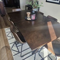 Table and 6 chairs