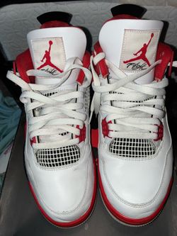 Jordan 4 Fire Red Size 10.5 Og All