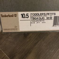 Toddler Timberlands Brand New Size 10.5