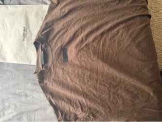 oversize brown essential tee