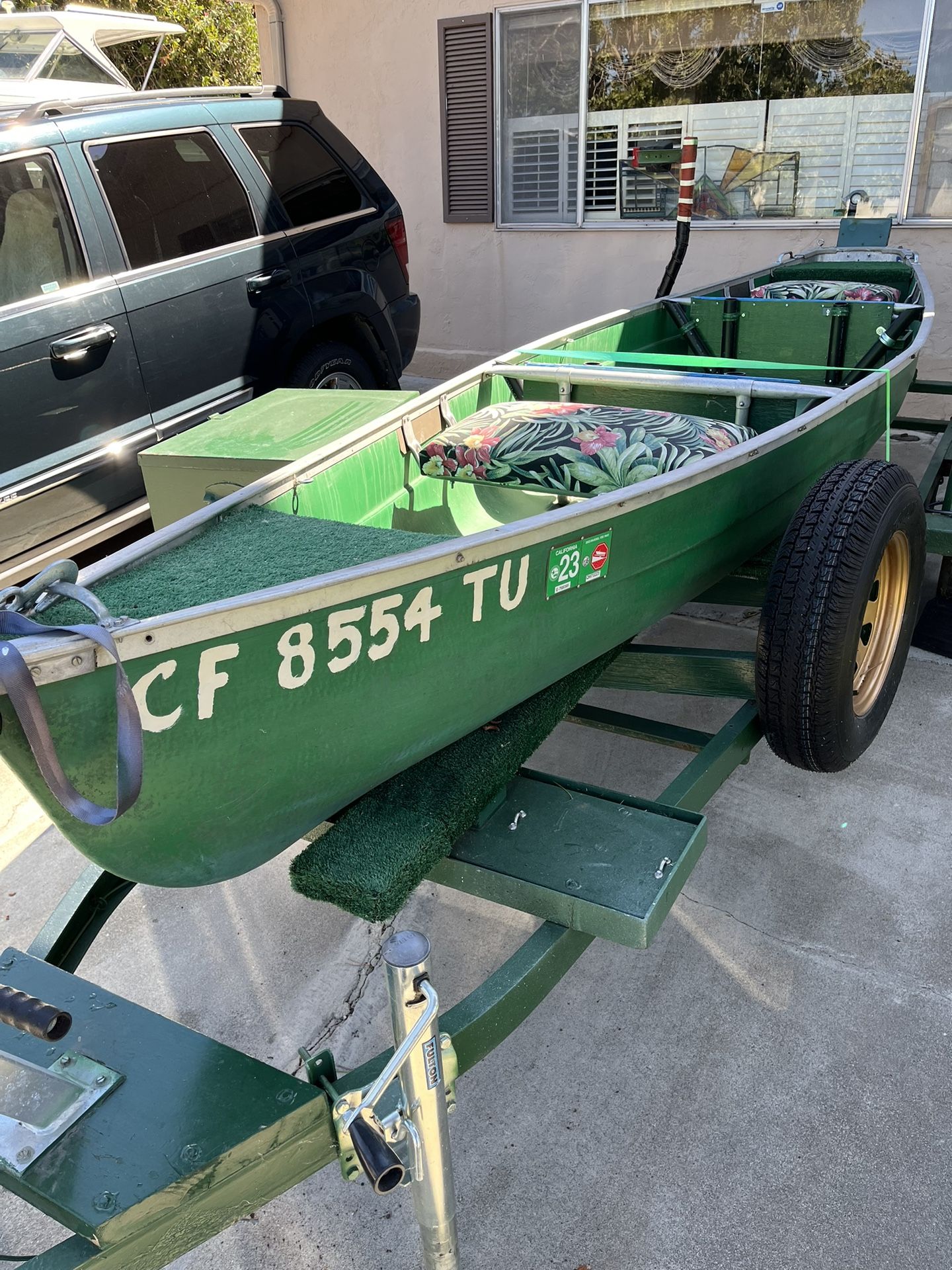Canoe And Trailer For Sale
