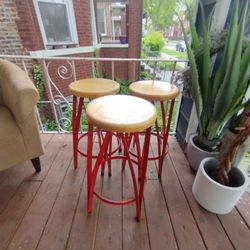 3 Bar Stools 