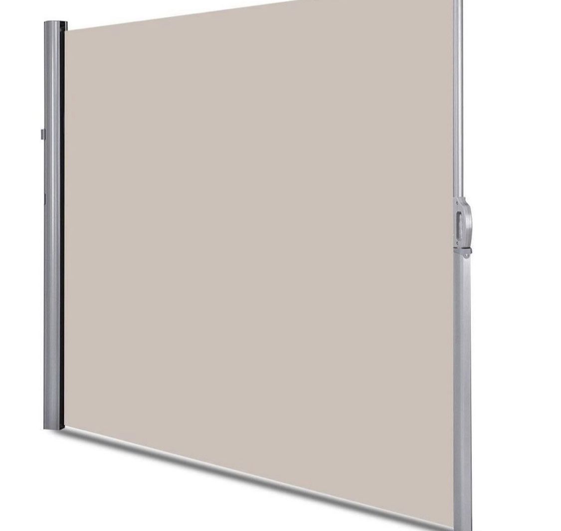 Gymax 118.5" x 71" Patio Retractable Folding Side Awning Screen