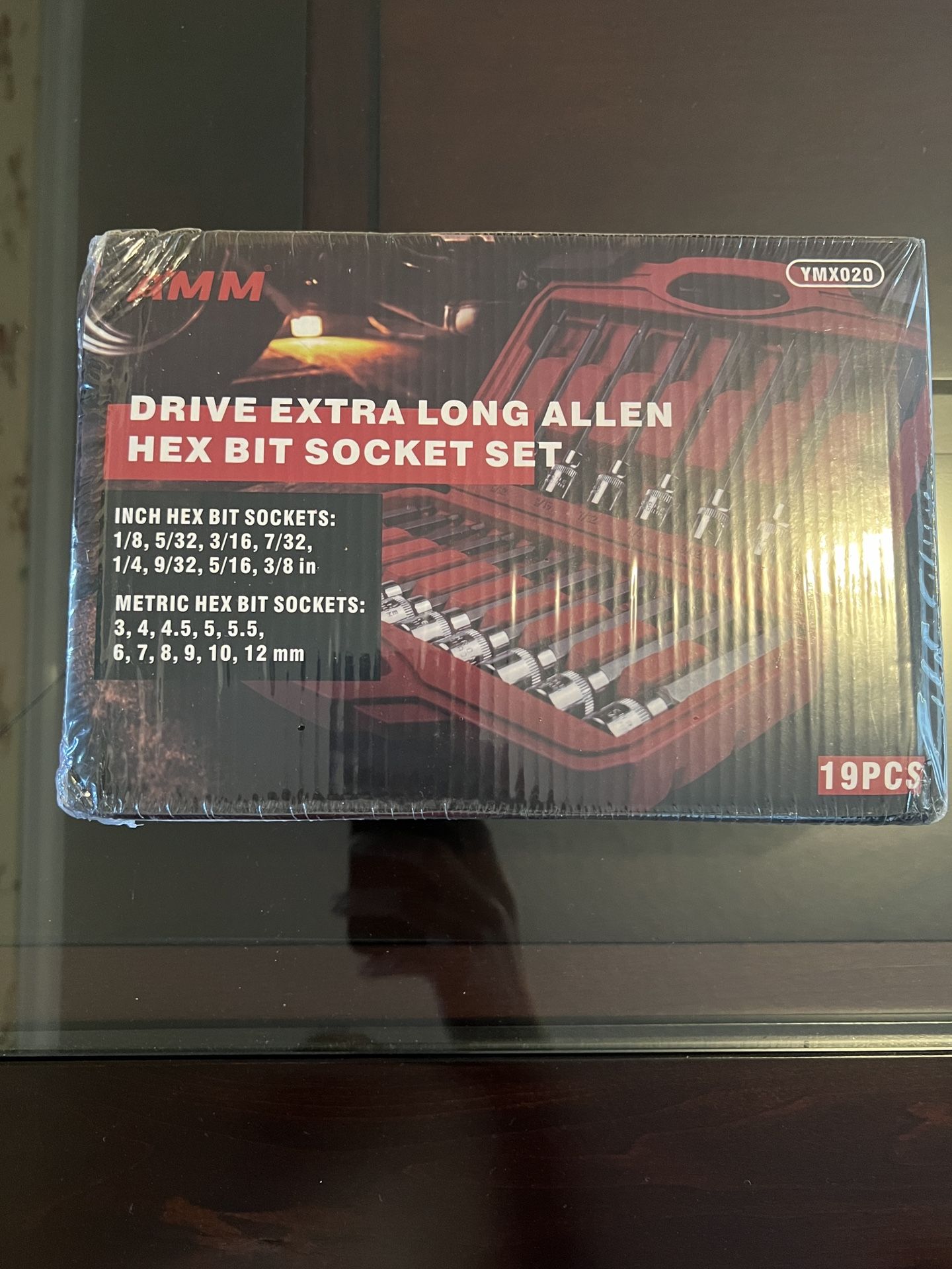 Drive Extra Long Allen Hex Bit Socket Set