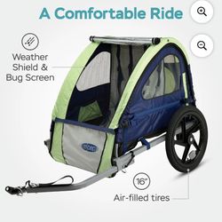  Double passenger Bike Trailer