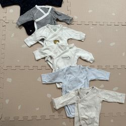 Baby Pack Side-Snap Bodysuits  X6 - 1 Months 