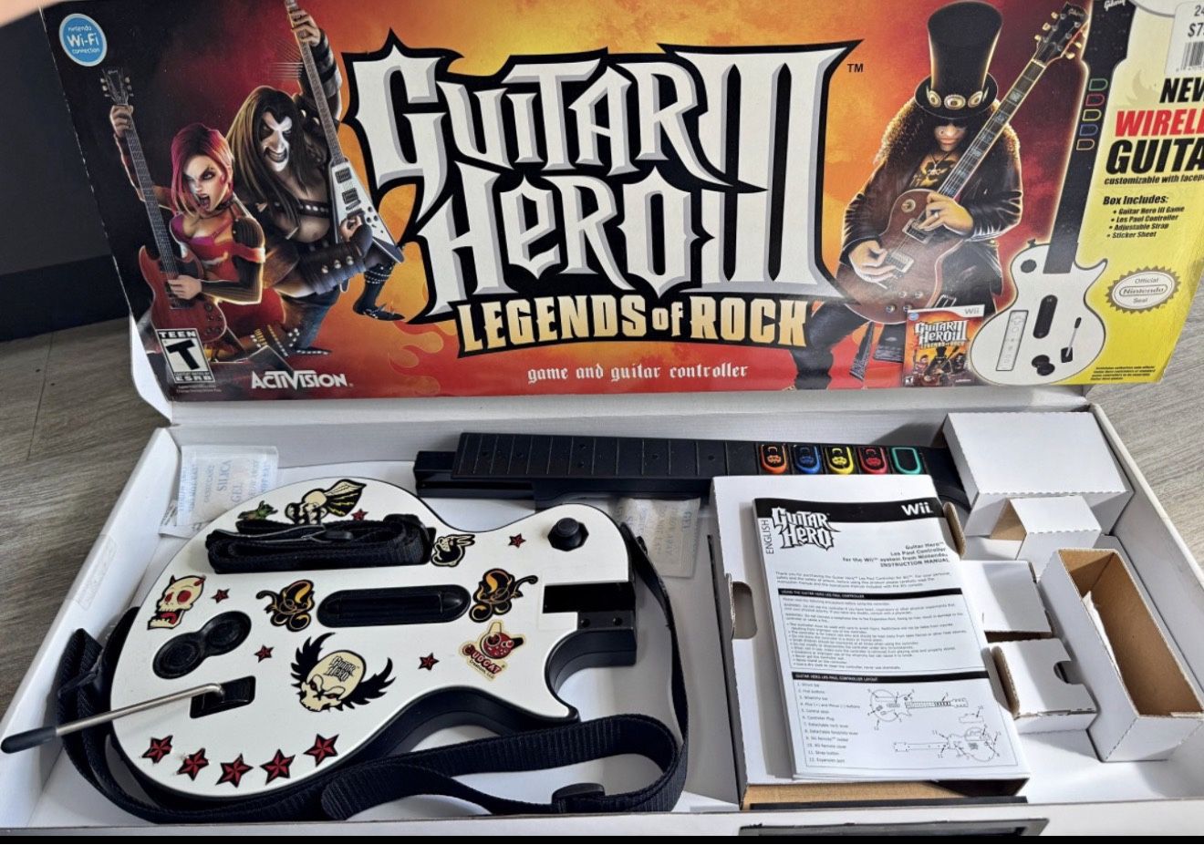 Guitar Hero III: Legends of Rock for Wii New