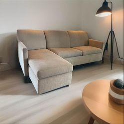 Sleeper Sofa High End Designer Pull Out Full Size Mattress 