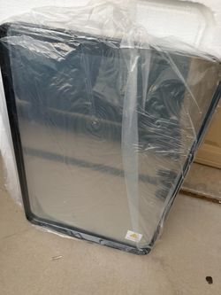 Framed Mirror with Black Border