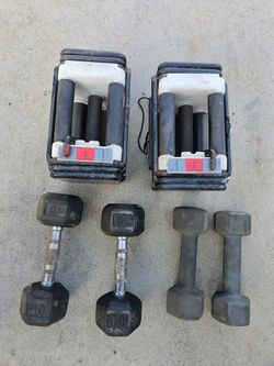 Adjustable Weights, Dumbbells Set Home Gym Equipment