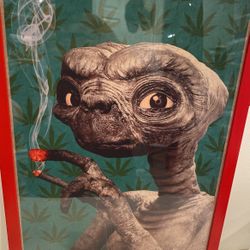 CUSTOM FRAMED E.T. BLAZEYARD SMOKING 