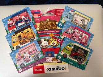 Animal Crossing Sanrio Hello Kitty Amiibo Cards Full Set (s1 to s6)