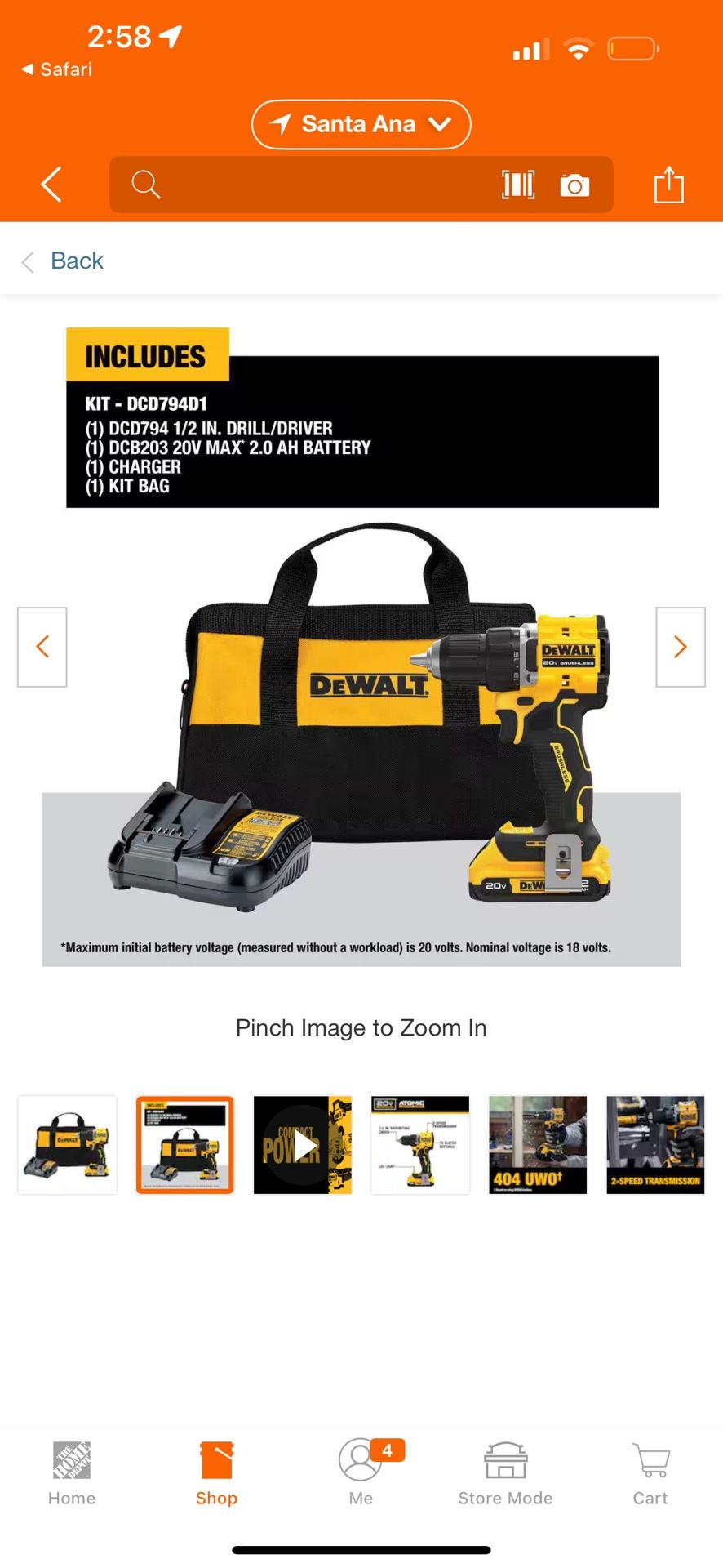 Dewalt Drill Brand New