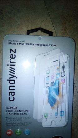 Cover de pantalla de vidrio para iPhone 6 plus 6s plus 7 plus nuevo son 2