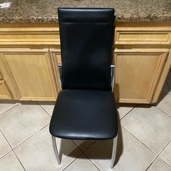 Single black chair