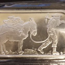 1 Oz Silver Prospector Bar