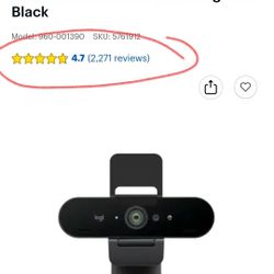 Logitech BRIO 4k Pro Web Camera - V-U0040