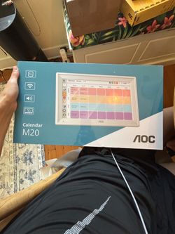 AOC 15.6” digital calendar
