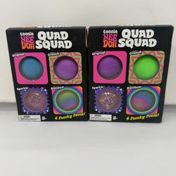 NeeDoh Teenie Quad Squad Needoh 4 Pack