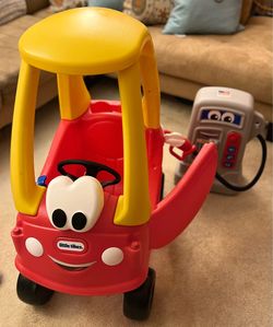 Little Tikes Kids Push Ride and Gas Pump