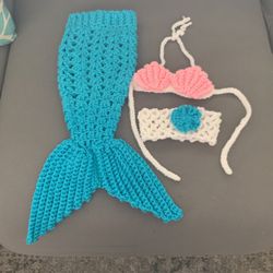 Mermaid Crochet outfit. 