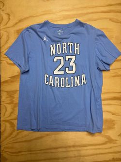 Nike Mens XL North Carolina Tar Heels Michael Jordan 23 Blue T-Shirt