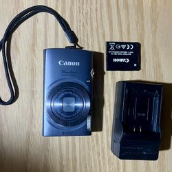 Canon PowerShot ELPH 160 8x Optical Zoom Digital Camera Gray Battery Charger