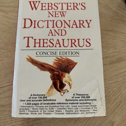 Webster's New Dictionary and Thesaurus